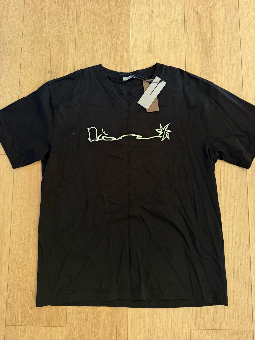 Dior x Cactus Jack Oversized T-Shirt Black